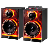 Компьютерные колонки 2.0 Defender Futuro, 20Вт Bluetooth/USB/TF/AUX, LED, черная