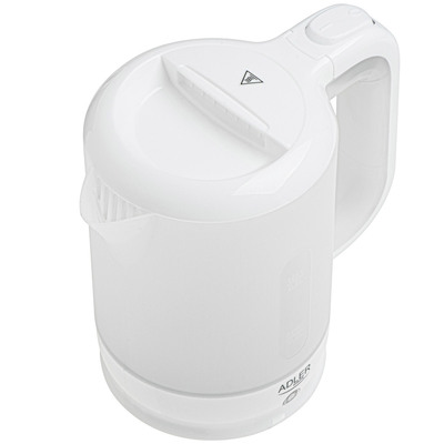 Електрочайник Adler AD 1381 дорожній 900Вт/ 0.5л/ 2 чашки/ ложка/ білий