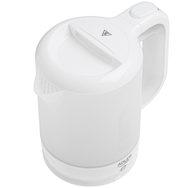 Електрочайник Adler AD 1381 дорожній 900Вт/ 0.5л/ 2 чашки/ ложка/ білий