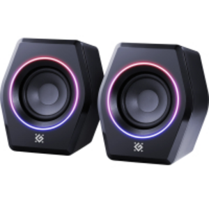 Акустична система 2.0 Defender Solar 9, 10Вт, Bluetooth, RGB підсвітка, USB, чорна