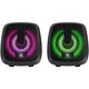 Акустична система 2.0 Defender J2, 6Вт, підсвітка, USB, чорна