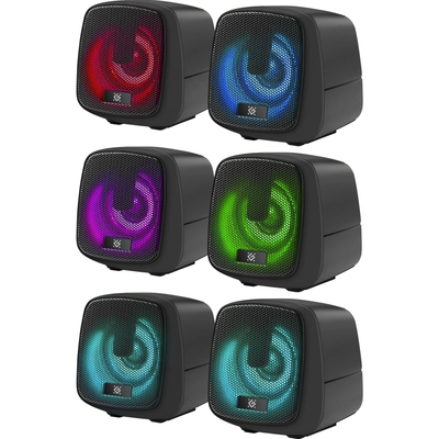 Акустична система 2.0 Defender J2, 6Вт, підсвітка, USB, чорна