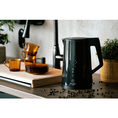 Електрочайник Adler AD 1345 black 1850-2200Вт/ 1.7л/ STRIX/ встановлення температури/