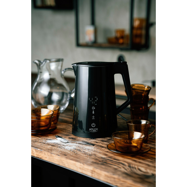 Електрочайник Adler AD 1345 black 1850-2200Вт/ 1.7л/ STRIX/ встановлення температури/
