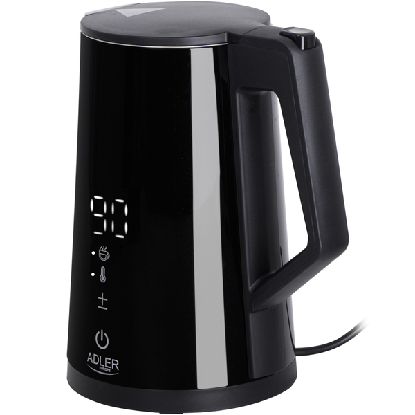 Електрочайник Adler AD 1345 black 1850-2200Вт/ 1.7л/ STRIX/ встановлення температури/