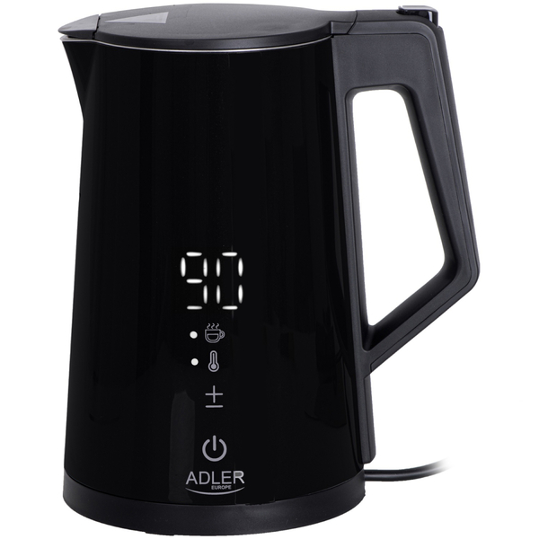 Електрочайник Adler AD 1345 black 1850-2200Вт/ 1.7л/ STRIX/ встановлення температури/