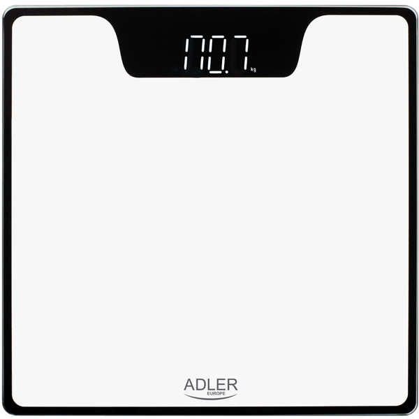 Ваги напольні Adler AD 8174 white електронні/ 180кг/ 2хААА/ автовимкнення
