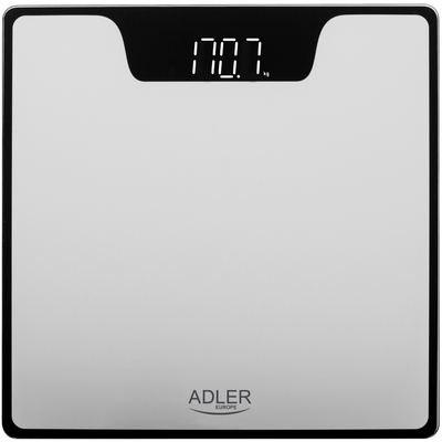 Ваги напольні Adler AD 8174 silver електронні/ 180кг/ 2хААА/ автовимкнення