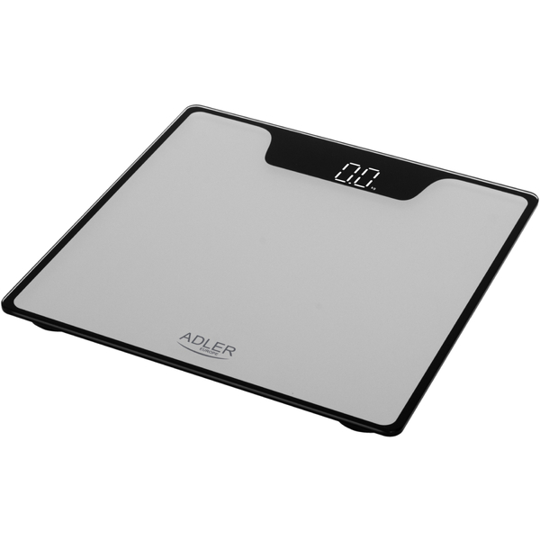 Ваги напольні Adler AD 8174 silver електронні/ 180кг/ 2хААА/ автовимкнення