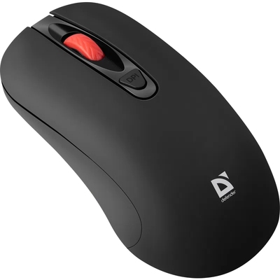 Мишка Defender Nexus MS-195 бездротова, 4 кн. до 1600 dpi, безшумна, чорна