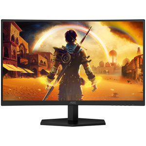 TFT 27" AOC C27G42E, VA, 180Гц, вигнутий,  2хHDMI, DP, колонки, чорно-червоний