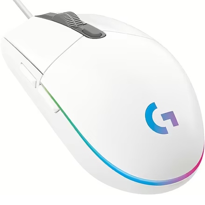 Мишка Logitech G102 Lightsync USB біла