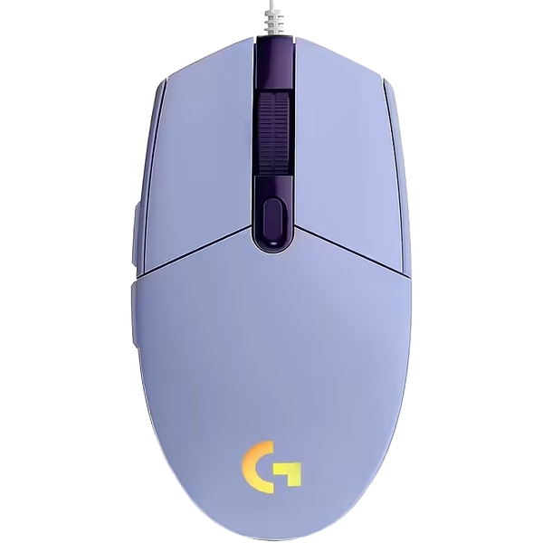 Мишка Logitech G102 Lightsync USB бузкова