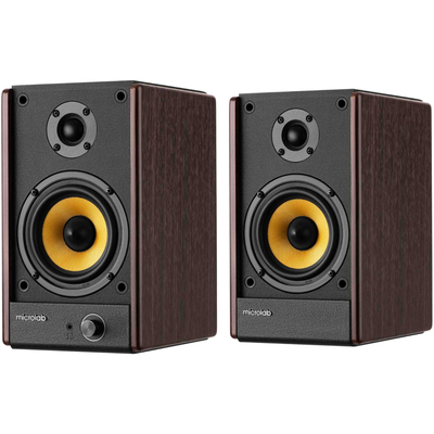 Акустична система 2.0 Microlab SOLO 3, 40Вт, темно-коричнева