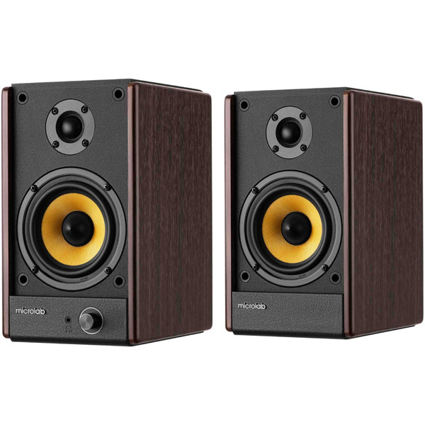 Компьютерные колонки 2.0 Microlab SOLO 3, 40Вт, темно-коричневая
