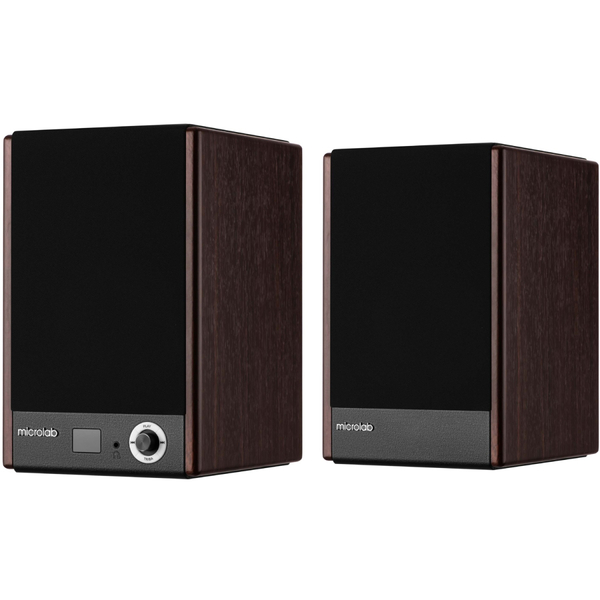 Комп'ютерні колонки 2.0 Microlab SOLO 5, 90Вт, темно-коричнева