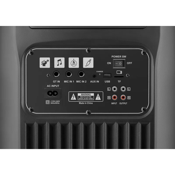 Портативна колонка 2.0 Defender Boomer 200, 200Вт BT/FM/TF/USB/MIC/AUX/GT, чорна