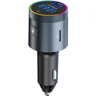 автомобільний FM-трансміттер Aspiring Wave 12 48W PD LED/Bluetooth/microSD/QC3.0,USB-C 30W