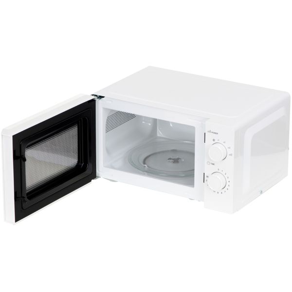 Мікрохвильова піч Adler AD 6205 20л/ 700Вт/ мех.керув./ відкр.ручкою/ біла