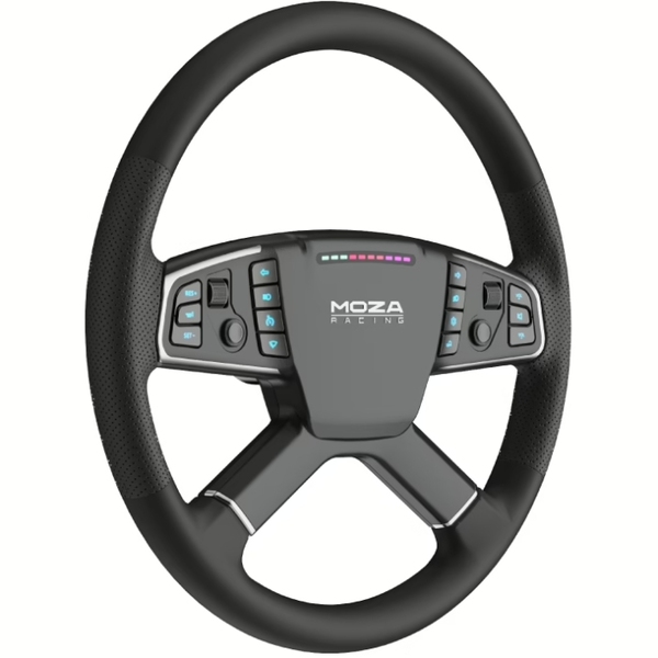 Кермо MOZA Racing TSW Truck  40cм.,14 кн. RGB, чорне