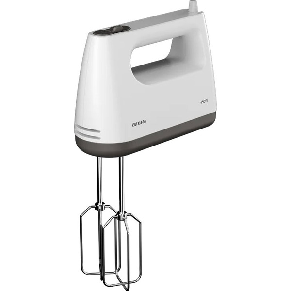 Міксер AIWA TeSaberu AHX-600 ручний 450Вт/ 5 швидк./ TURBO/ білий