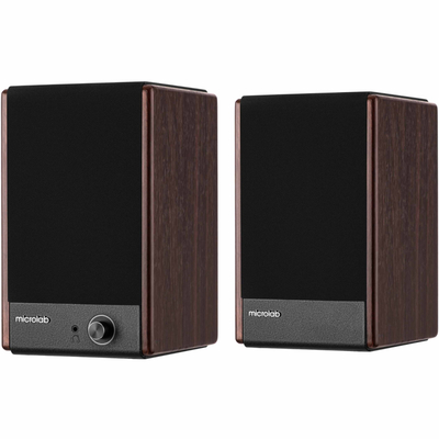 Акустична система 2.0 Microlab SOLO 4, 60Вт, темно-коричнева