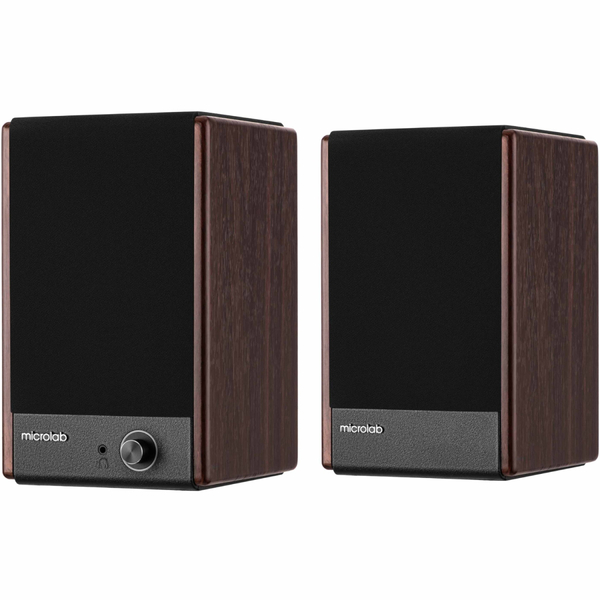 Комп'ютерні колонки 2.0 Microlab SOLO 4, 60Вт, темно-коричнева