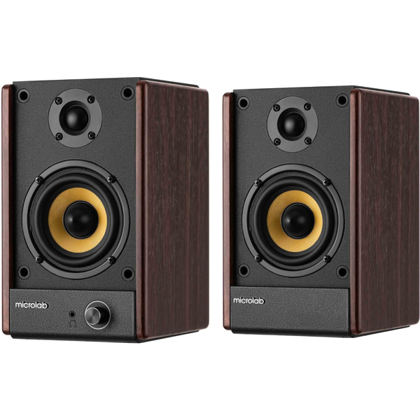 Комп'ютерні колонки 2.0 Microlab SOLO 4, 60Вт, темно-коричнева