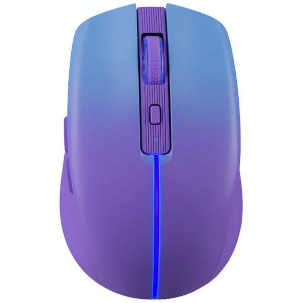 Мишка Defender Mystery MM-301, бездротова Bluetooth+2.4G, 1600 dpi., 4кн., 500mAh,  LED, фіолетова