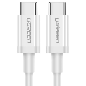 Кабель USB 2.0 Type-C M-M, 1 м, 60W Білий, ABS Cover US264 UGREEN