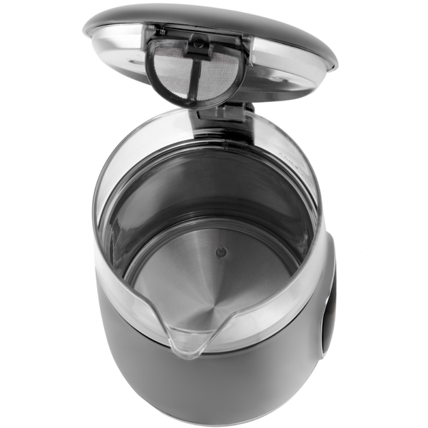 Електрочайник Adler AD 1305 grey 1850-2200Вт/ 1.7л/ скло/ встановлення температури/
