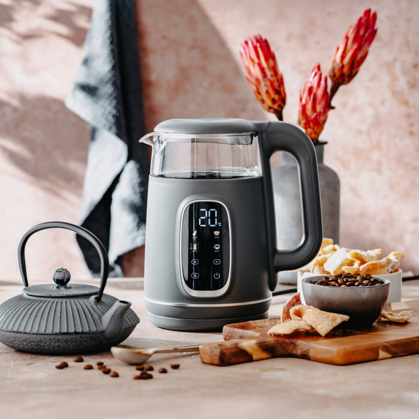 Електрочайник Adler AD 1305 grey 1850-2200Вт/ 1.7л/ скло/ встановлення температури/