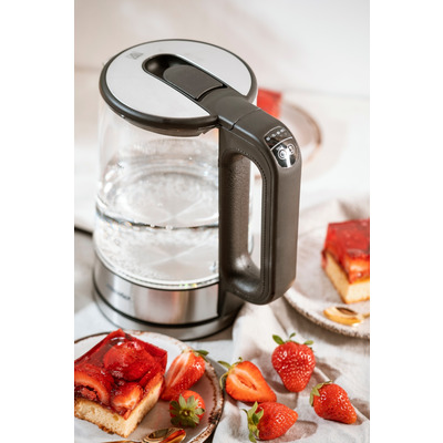 Електрочайник Mesko MS 1301 black 1850-2200Вт/ 1.7л/ скло/ встановлення температури