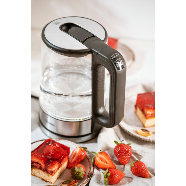 Електрочайник Mesko MS 1301 black 1850-2200Вт/ 1.7л/ скло/ встановлення температури