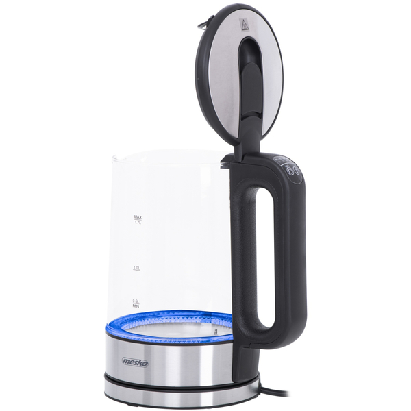 Електрочайник Mesko MS 1301 black 1850-2200Вт/ 1.7л/ скло/ встановлення температури
