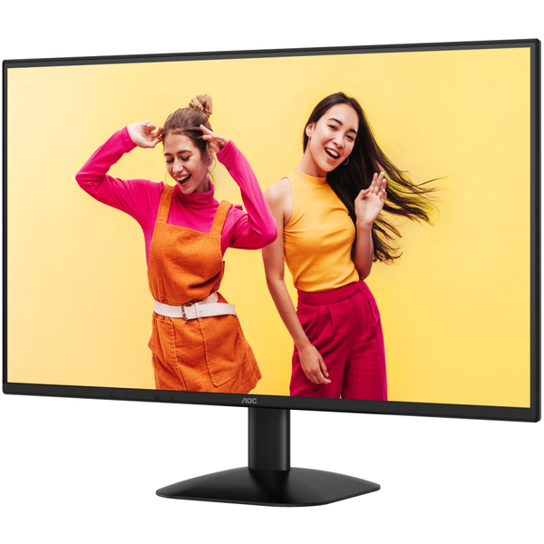 TFT 27" AOC Q27B35S3, QHD IPS, 120Гц, HDMI, DP, USB-hub, чорний
