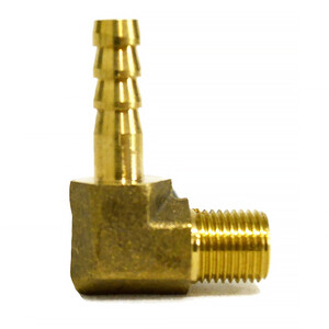 Штуцер угловой Украина 1/2 дюйма наружная резьба х М10 мм латунь