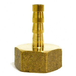 Штуцер переходник Украина 1/2 дюйма внутренняя резьба х М10 мм латунь