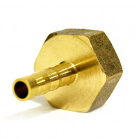 Штуцер переходник Украина 1/2 дюйма внутренняя резьба х М12 мм латунь