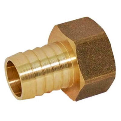 Штуцер переходник Украина 3/4 дюйма внутренняя резьба х М16 мм латунь