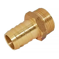 Штуцер переходник Украина 3/4 дюйма наружная резьба х М20 мм латунь