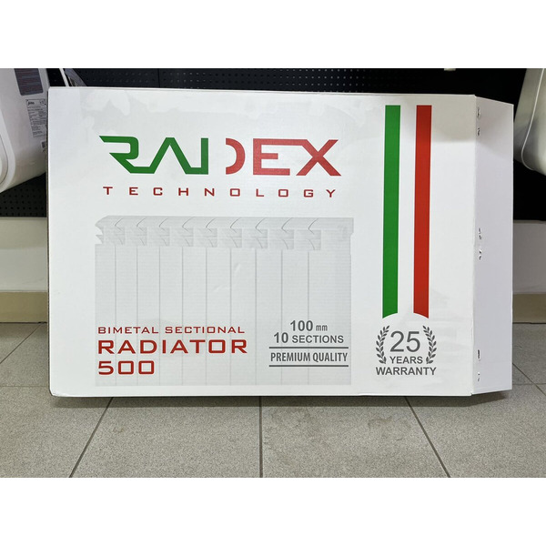 Біметалевий радіатор Radex 100/500