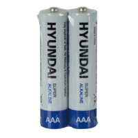 Батарейка Hyundai LR03 AAA Shrink 2 Alkaline