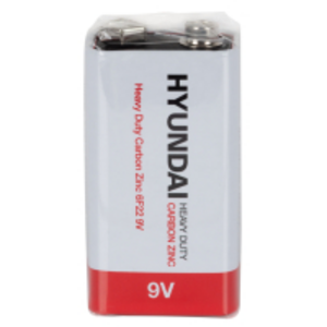 Батарейка Hyundai 6F22 Shrink 1 Heavy Duty