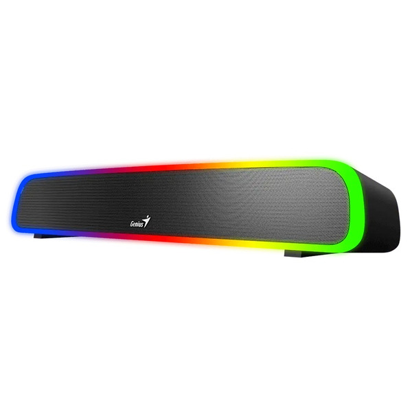 Саундбар Genius USB SoundBar 200BT, 4W, Bluetooth, RGB, Black