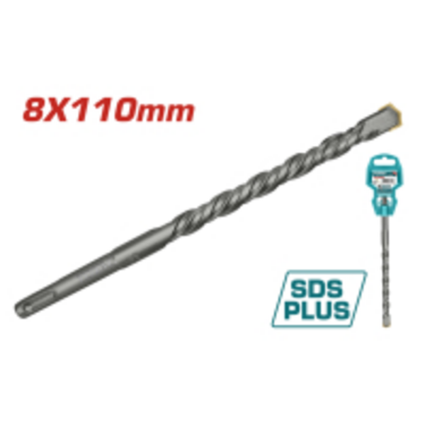 Бур TOTAL TAC310801 SDS plus 8x110мм