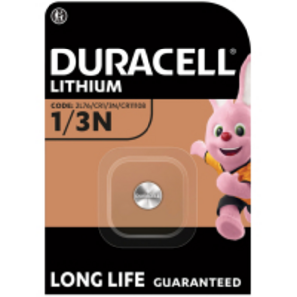 Спеціальна літієва батарейка Duracell 1/3N 3V, (2L76 / CR1 / 3N / CR11108), 1 шт. в упаковці