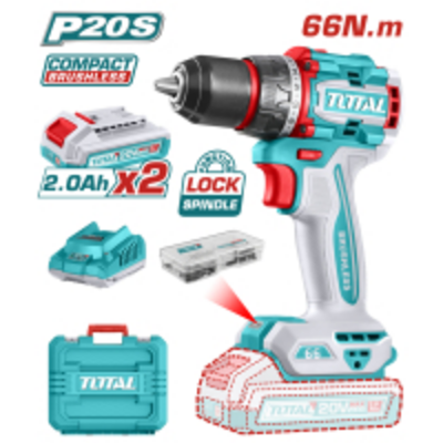 Шуруповерт TOTAL TDLI20668 20В Li-Ion