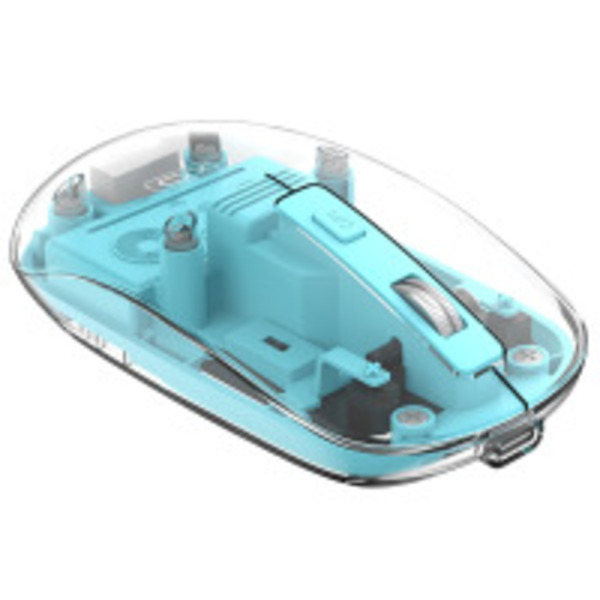 Миша XO M12 Bluetooth wireless transparent Blue
