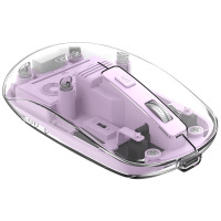 Миша XO M12 Bluetooth wireless transparent Purple